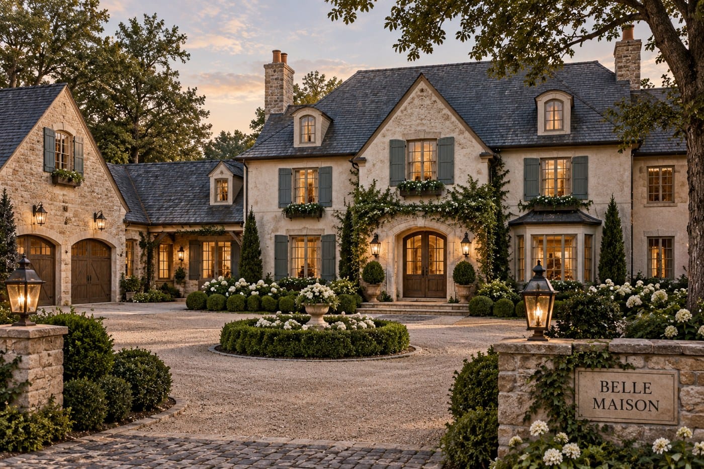 Belle Maison, the house itself