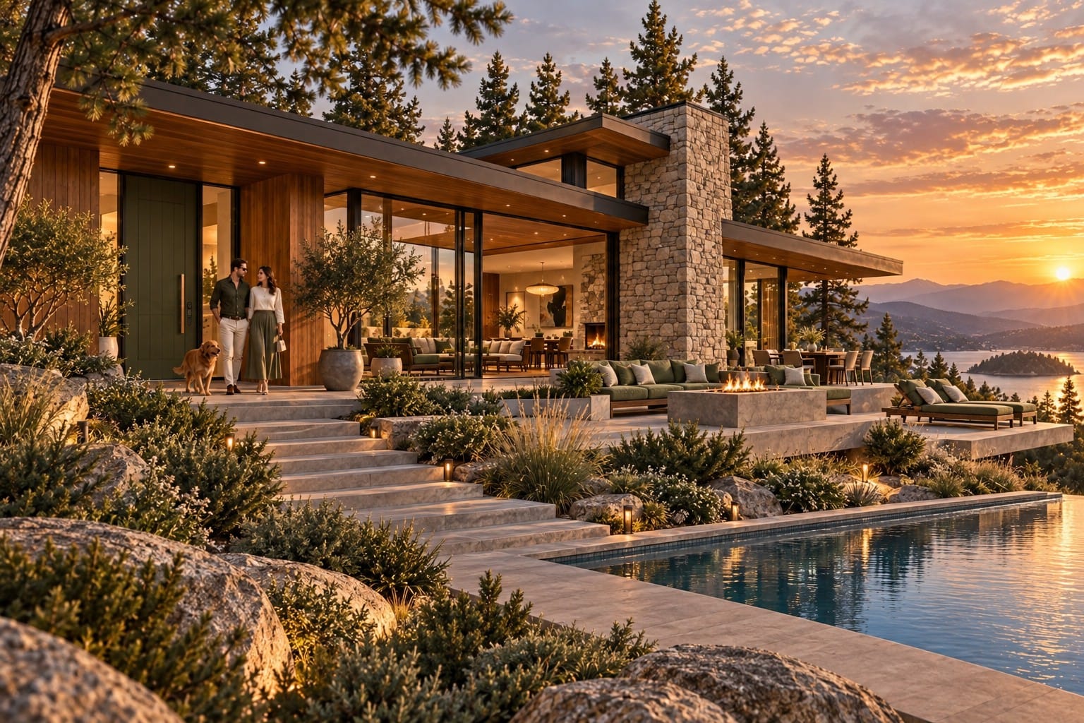 Evergreen Ridge, the house itself
