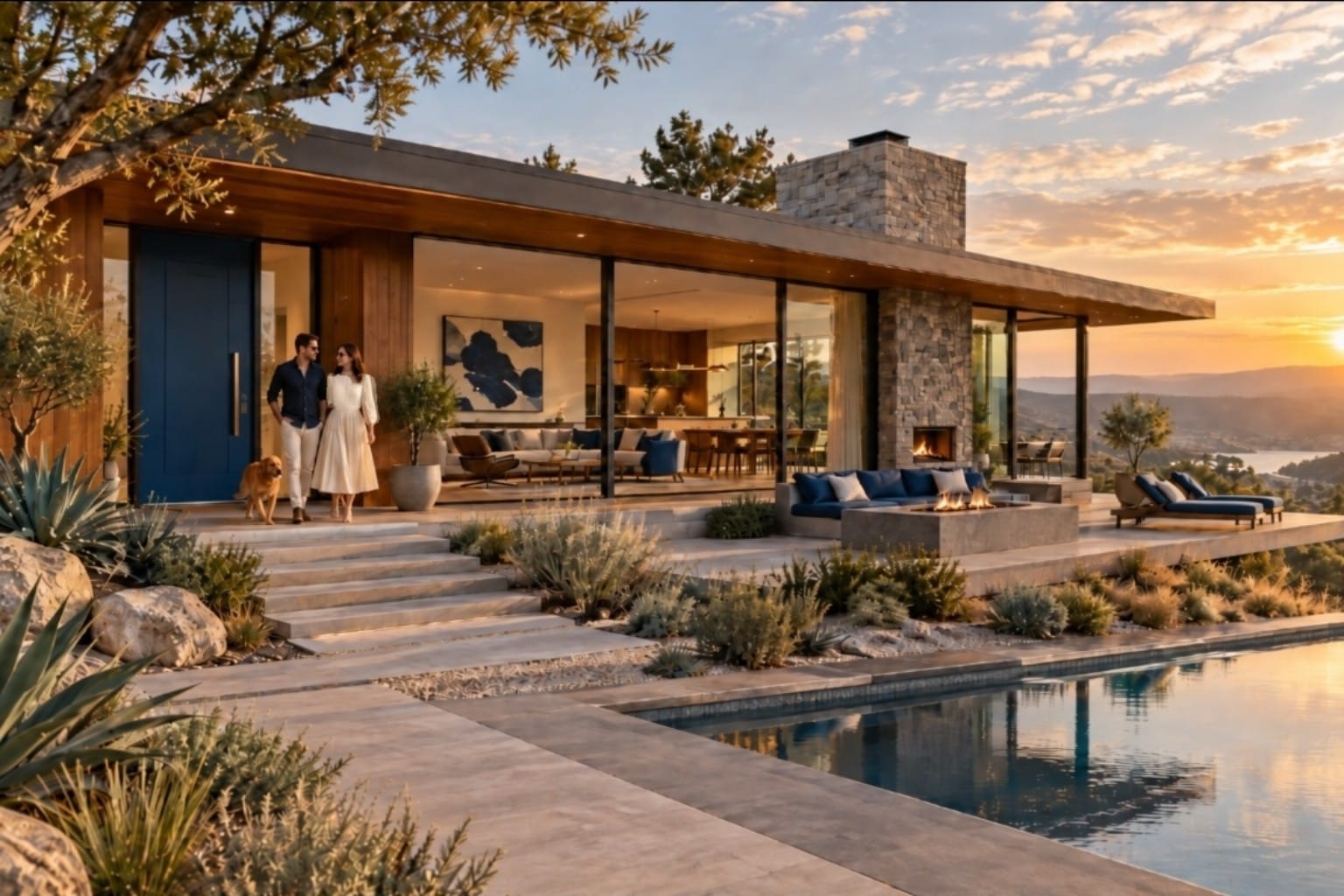 Indigo Ridge, the house itself