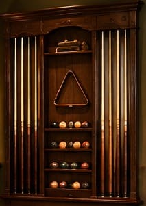The Applewood Cue Rack
