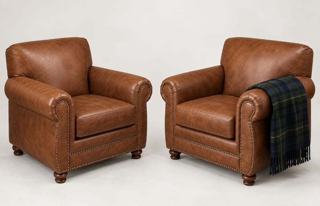 The Applewood Leather Club Chair