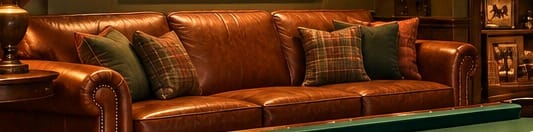 The Applewood Leather Sofa — additional view