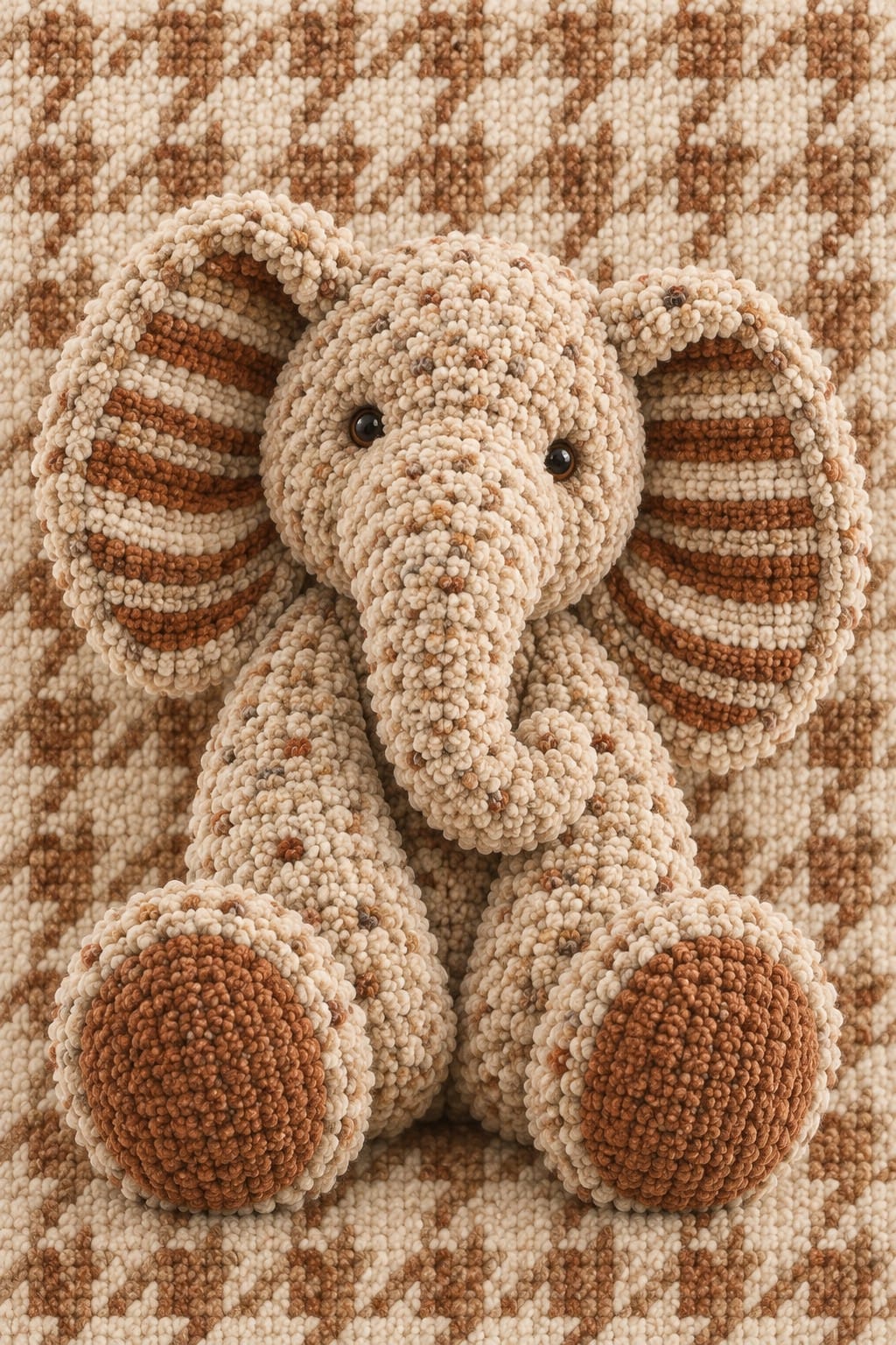The Gentle Giant — Houndstooth Elephant