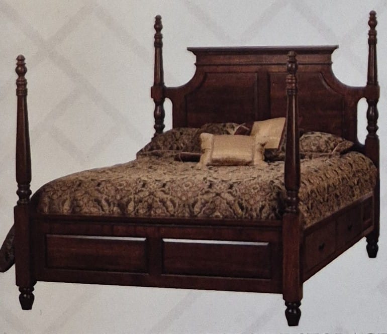 The Bar Harbour Four-Poster Storage Bed