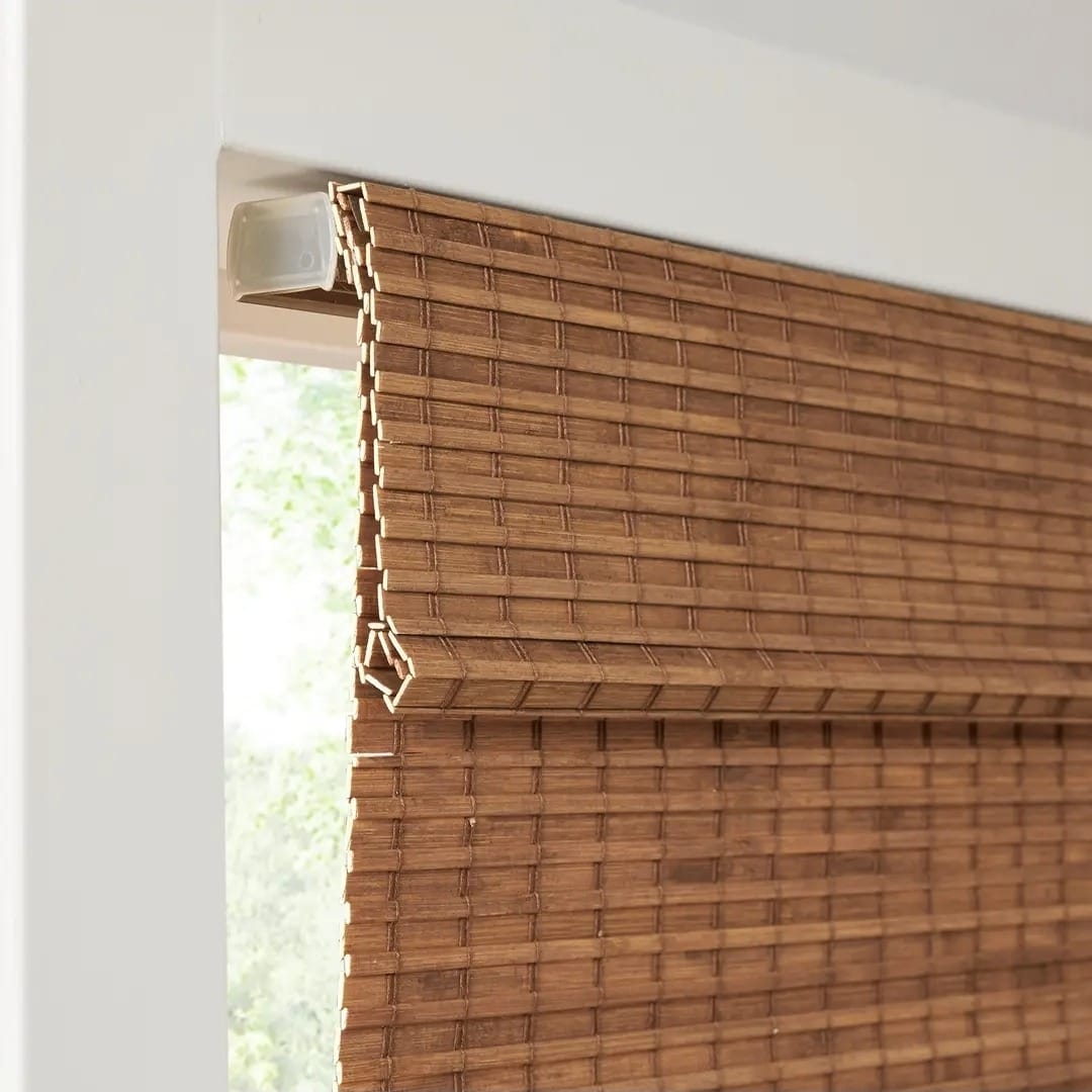 Woven Bamboo Roman Shade