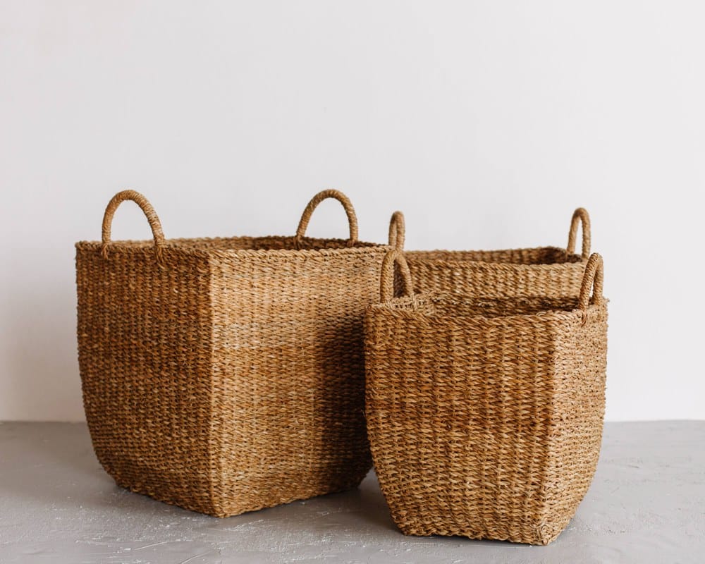 Square Laundry Basket, Harvest