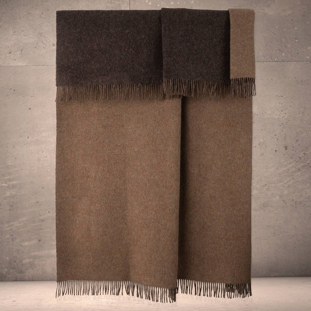 Camel Cashmere Throw