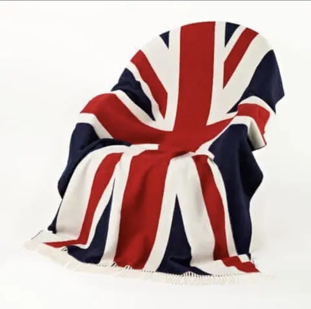 Union Jack Merino Throw