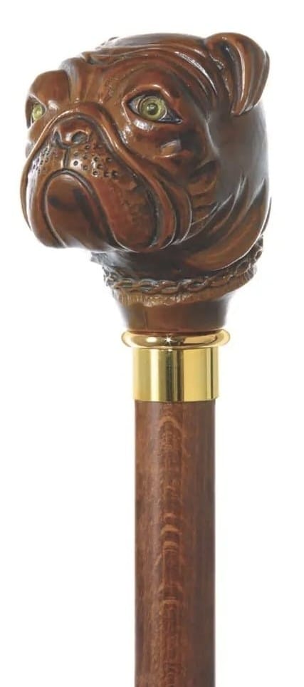 Spike Bulldog Walking Stick — additional view