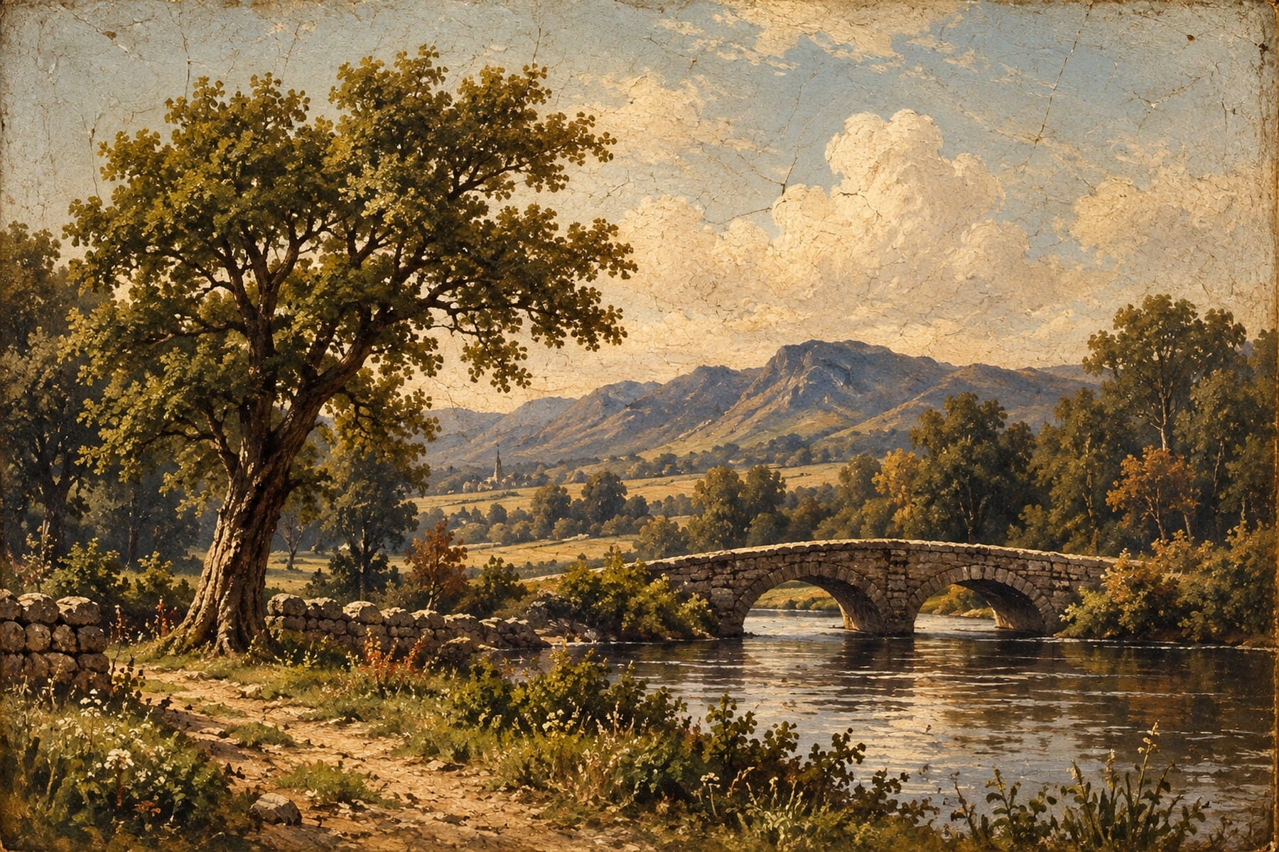 Across the Old Stone Bridge
