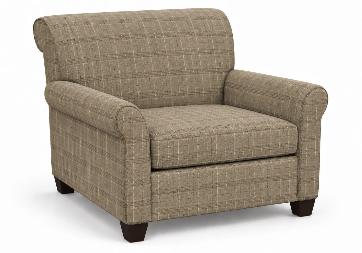 The Applewood Club Chair, Merino Plaid