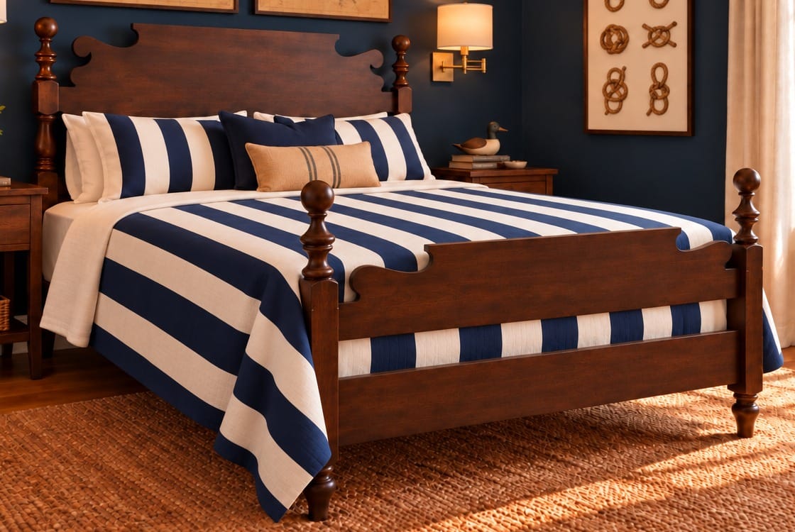 Lakiesta Scroll-Top Cannonball Bed