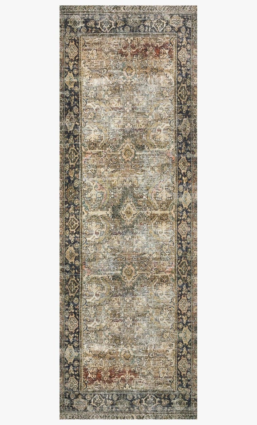 Loloi Layla Rug, Olive & Charcoal — additional view