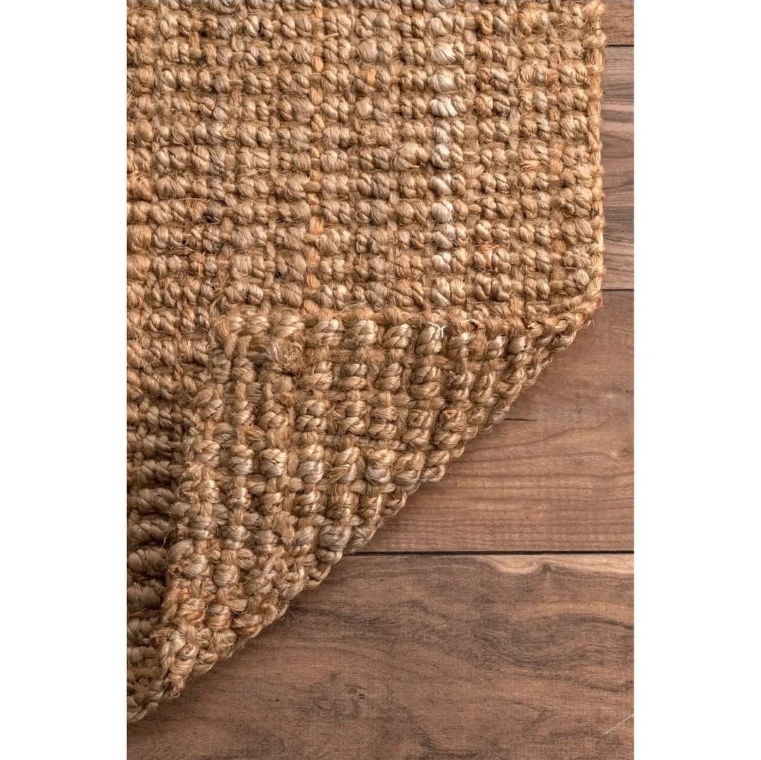nuLOOM Ashli Solid Jute Rug, Natural — additional view