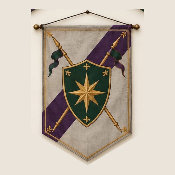 Heraldic Shield Pennant