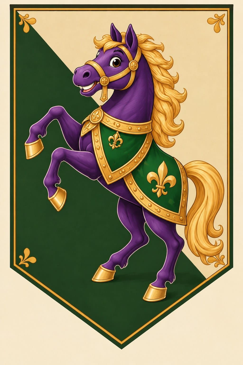 Young Knight's Pony Pennant — additional view