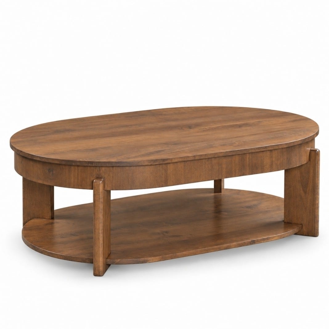 The Saguaro Crest Oval Coffee Table