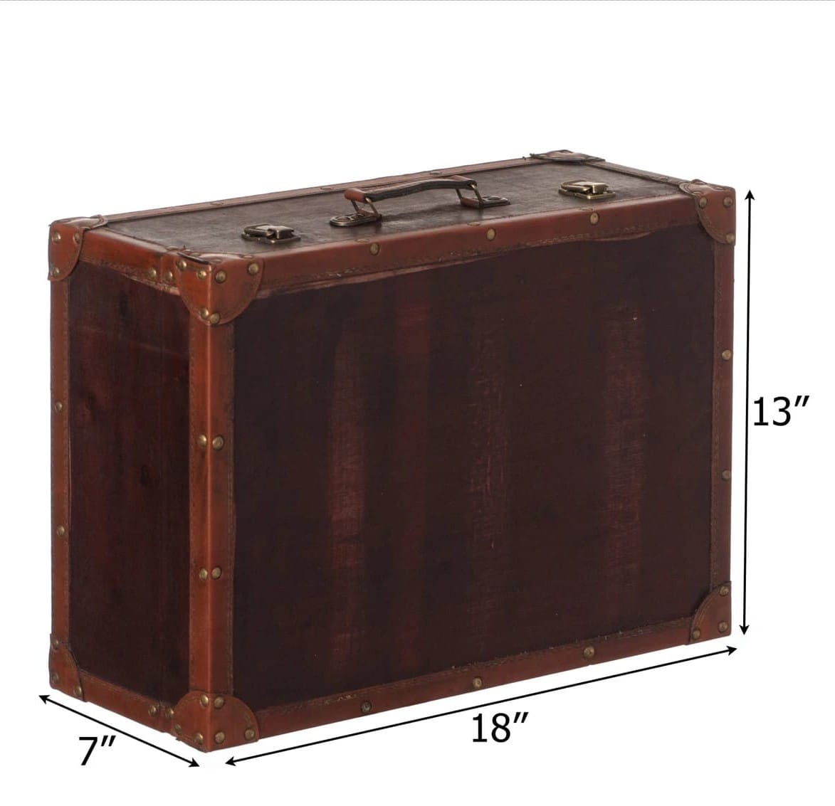 Vintage Wooden Display Trunk — additional view