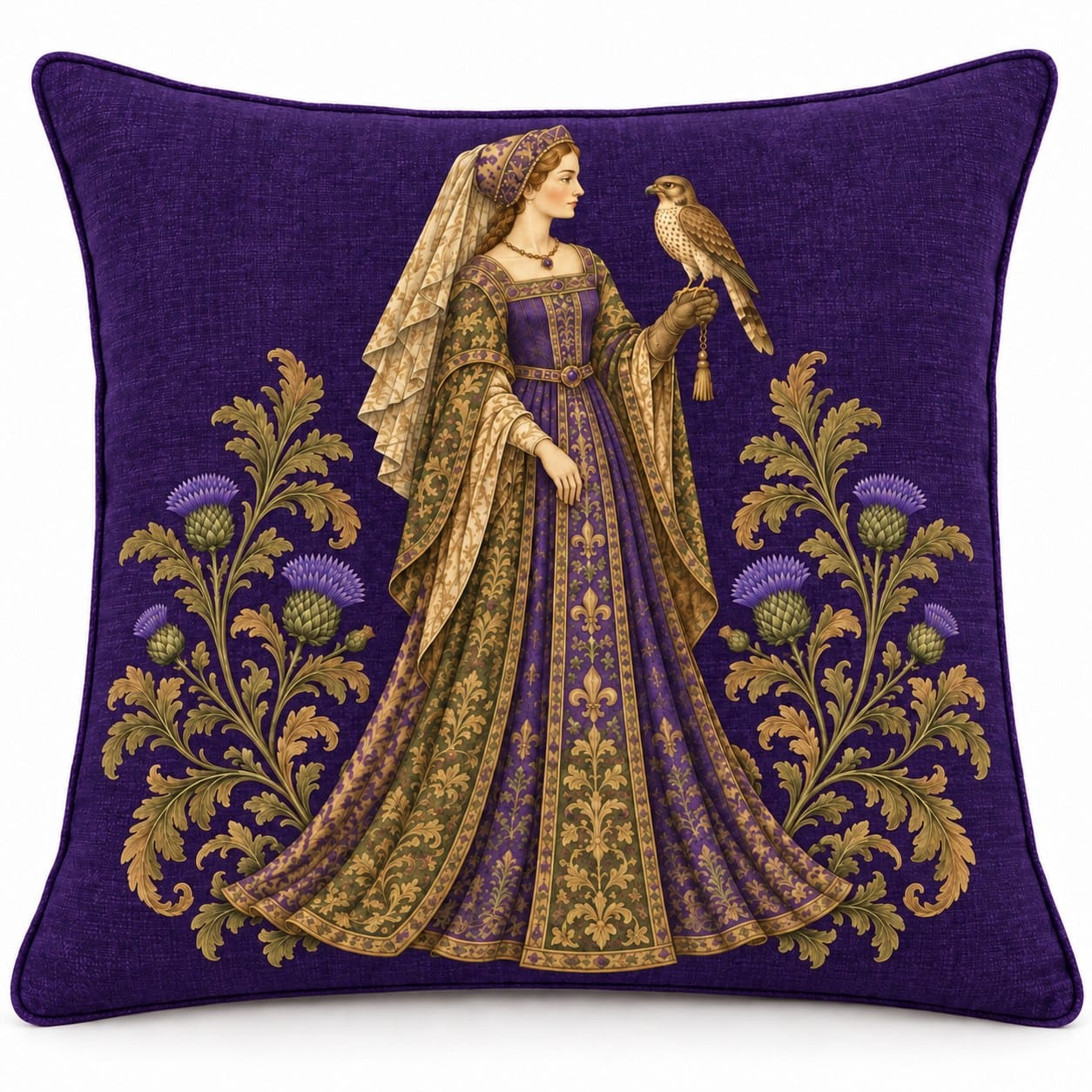 Stonehaven Lady Falconer Pillow