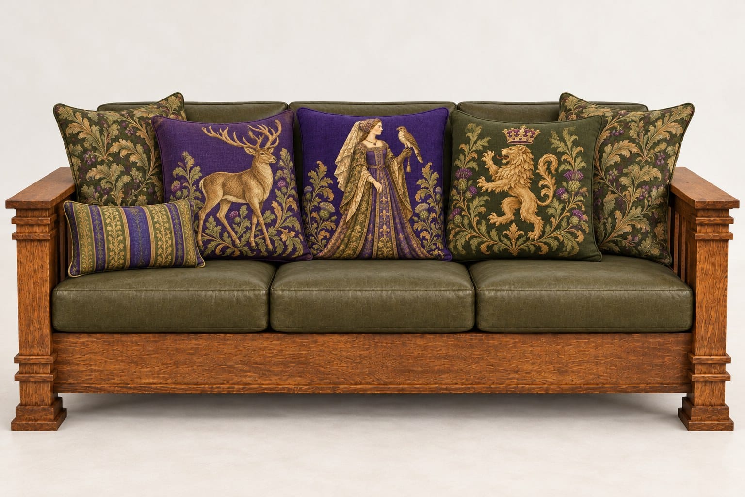 Stonehaven Acanthus Vine Pillow — additional view