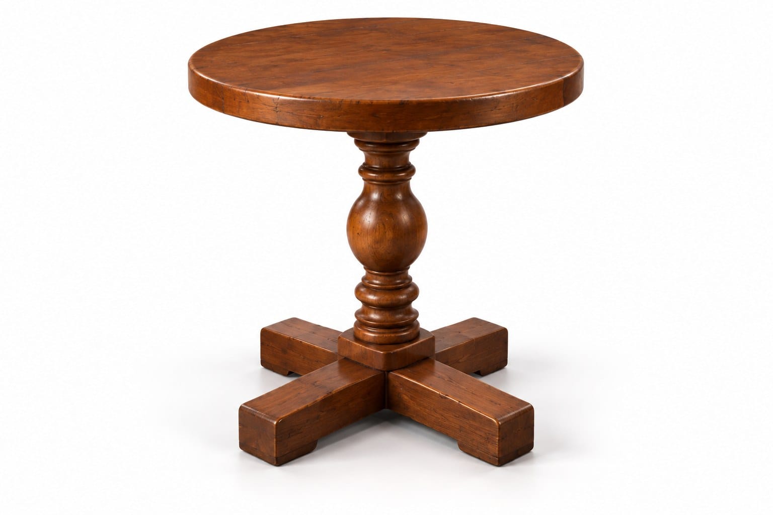 The Stonehaven Turned-Pedestal Side Table — additional view