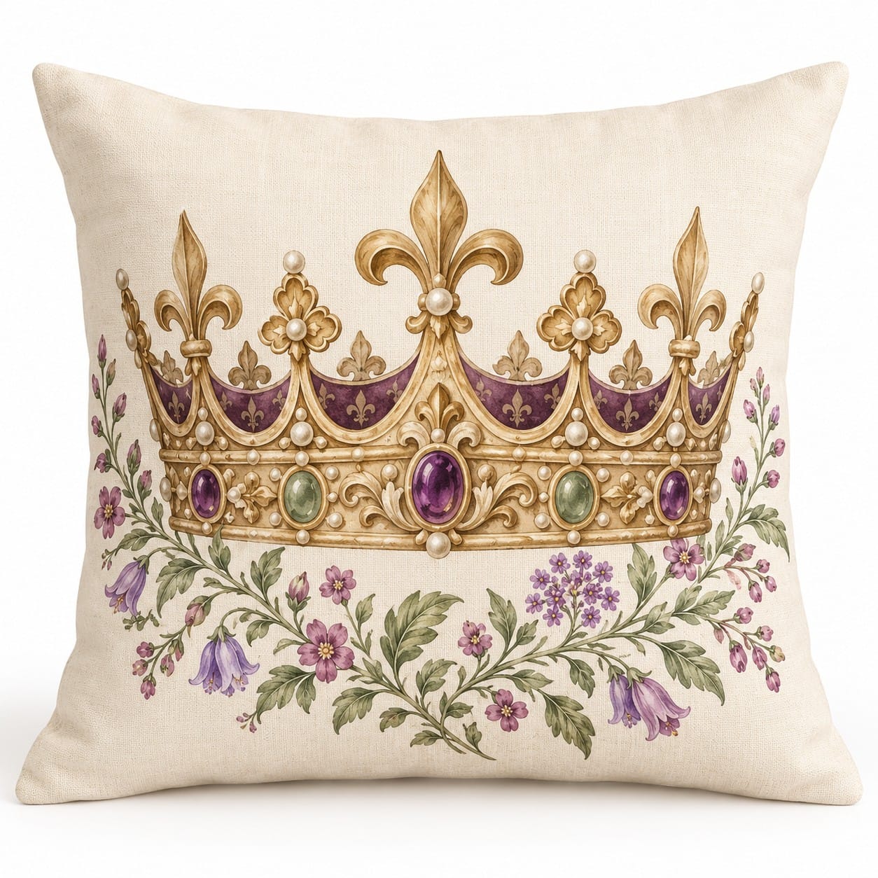 The Princess's Crown Pillow