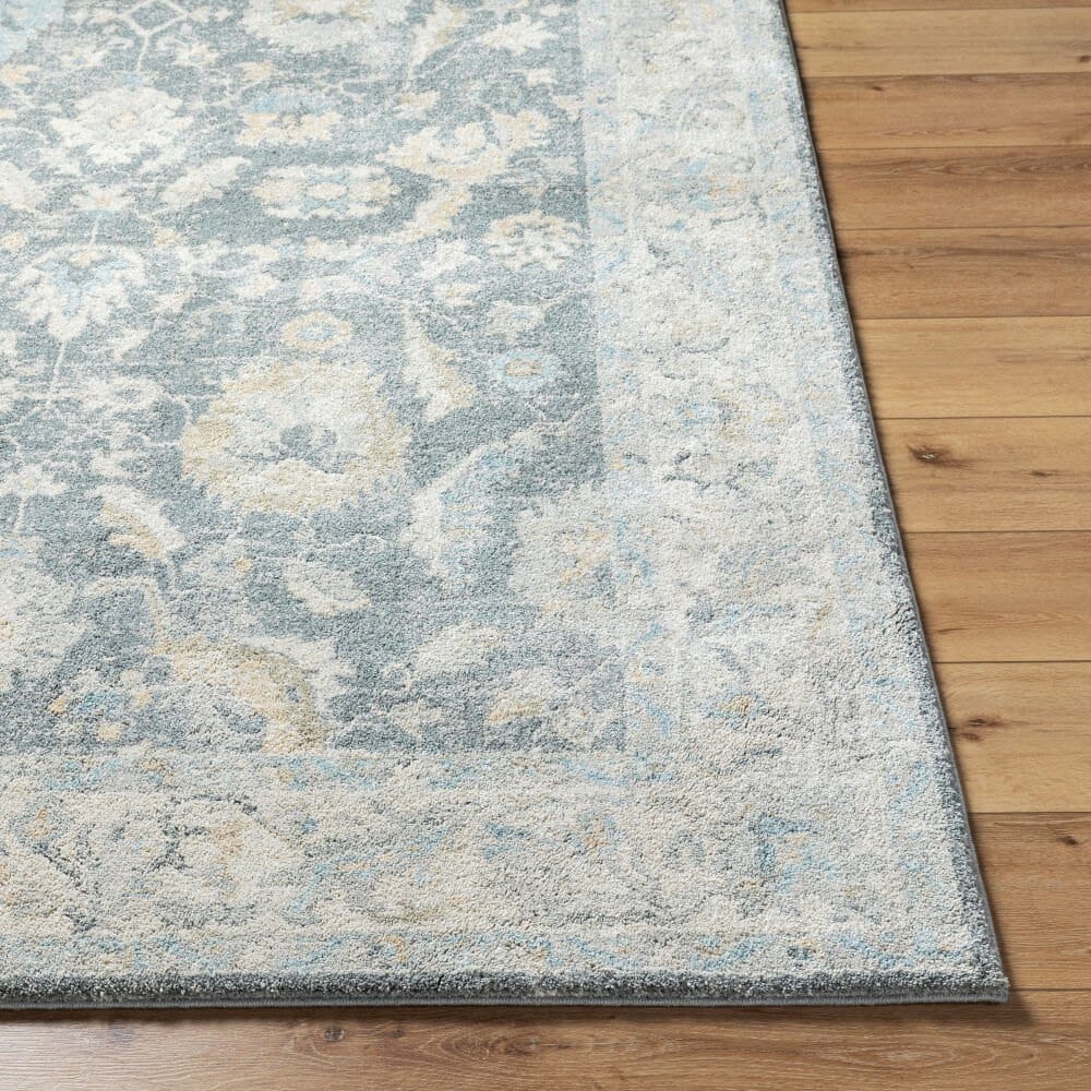 Surya Avellino Rug, Charcoal & Blue, 9'2" × 12' — additional view