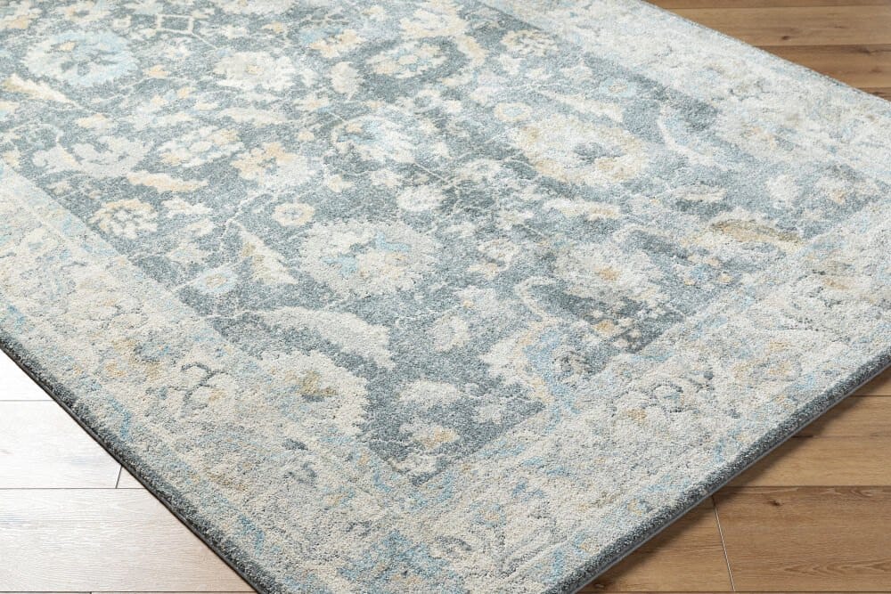 Surya Avellino Rug, Charcoal & Blue, 9'2" × 12' — additional view