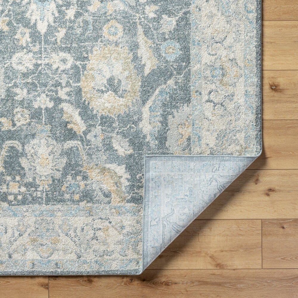 Surya Avellino Rug, Charcoal & Blue, 9'2" × 12' — additional view
