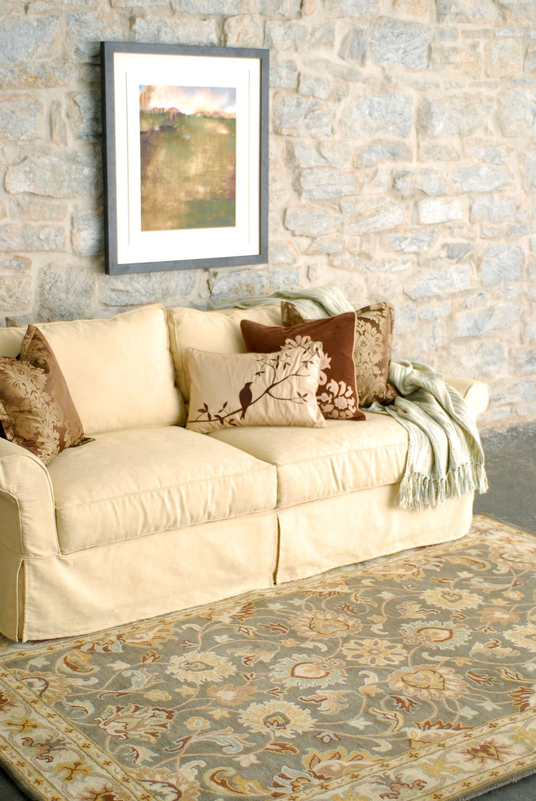 Surya Caesar Rug, Charcoal & Taupe, 10' × 14' — additional view