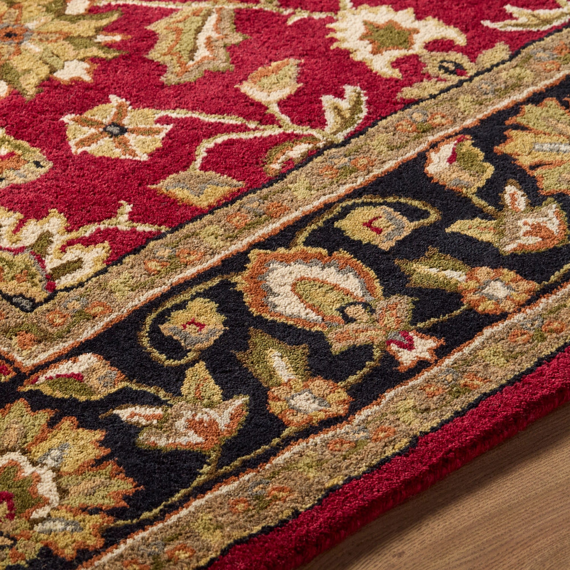 Surya Crowne Rug, Burgundy & Black, 12' × 15' — additional view