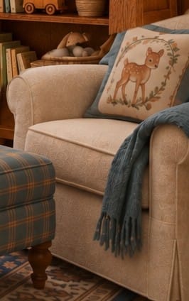 The Elwood Sock-Arm Chair — additional view