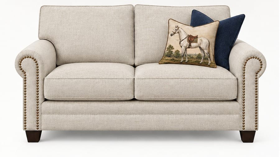 The English Roll-Arm Loveseat