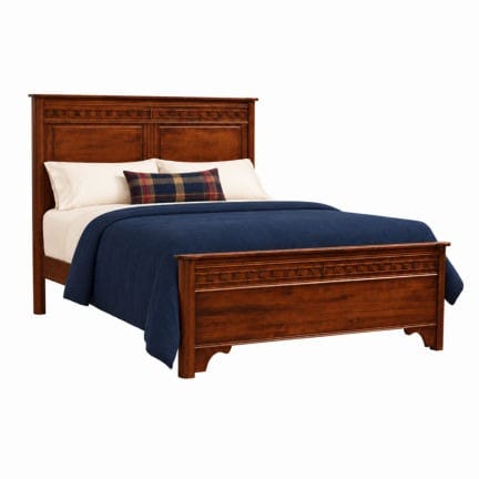 The Willowthorne Panel Bed with Short Footboard