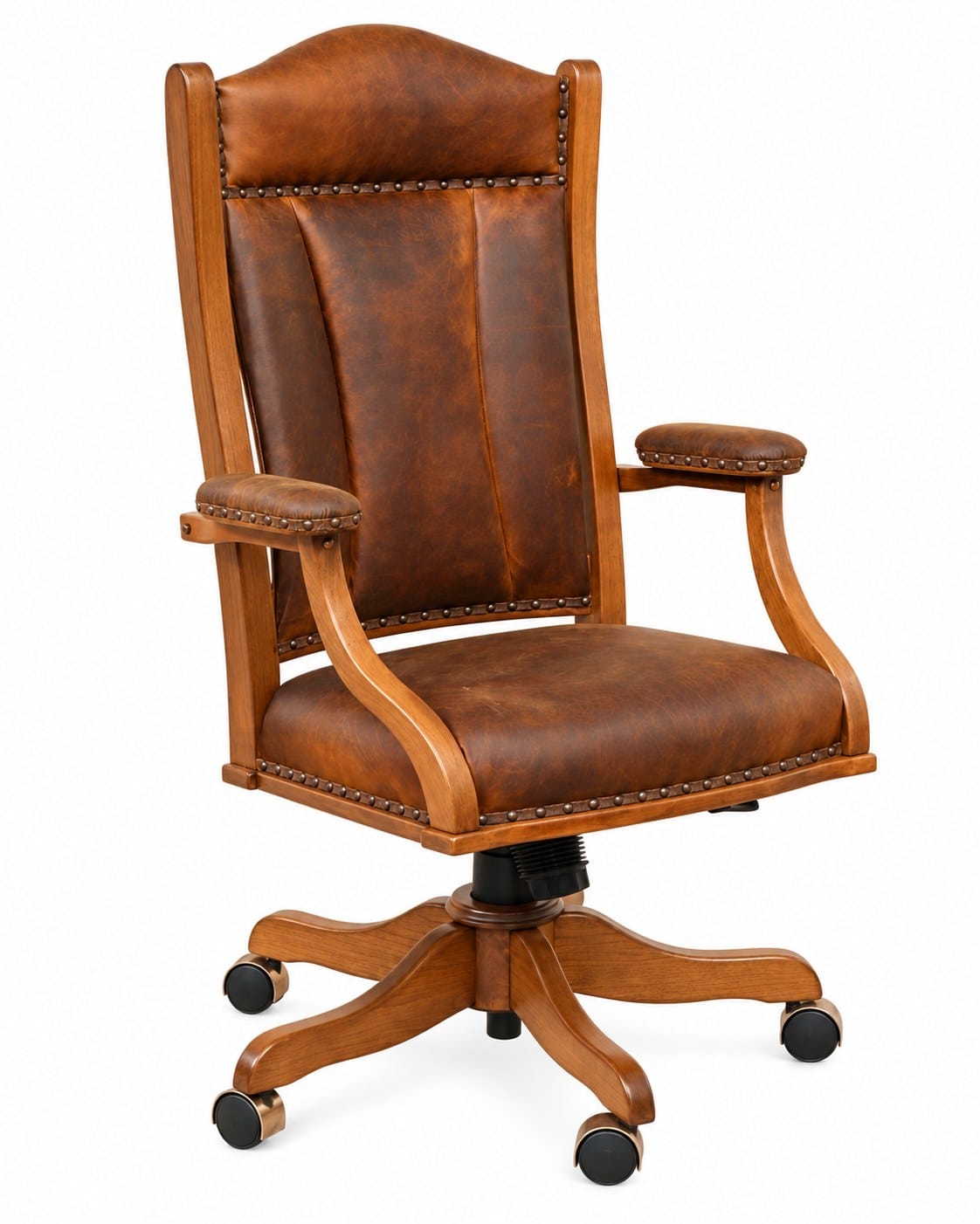 The Willowthorne Leather Desk Chair