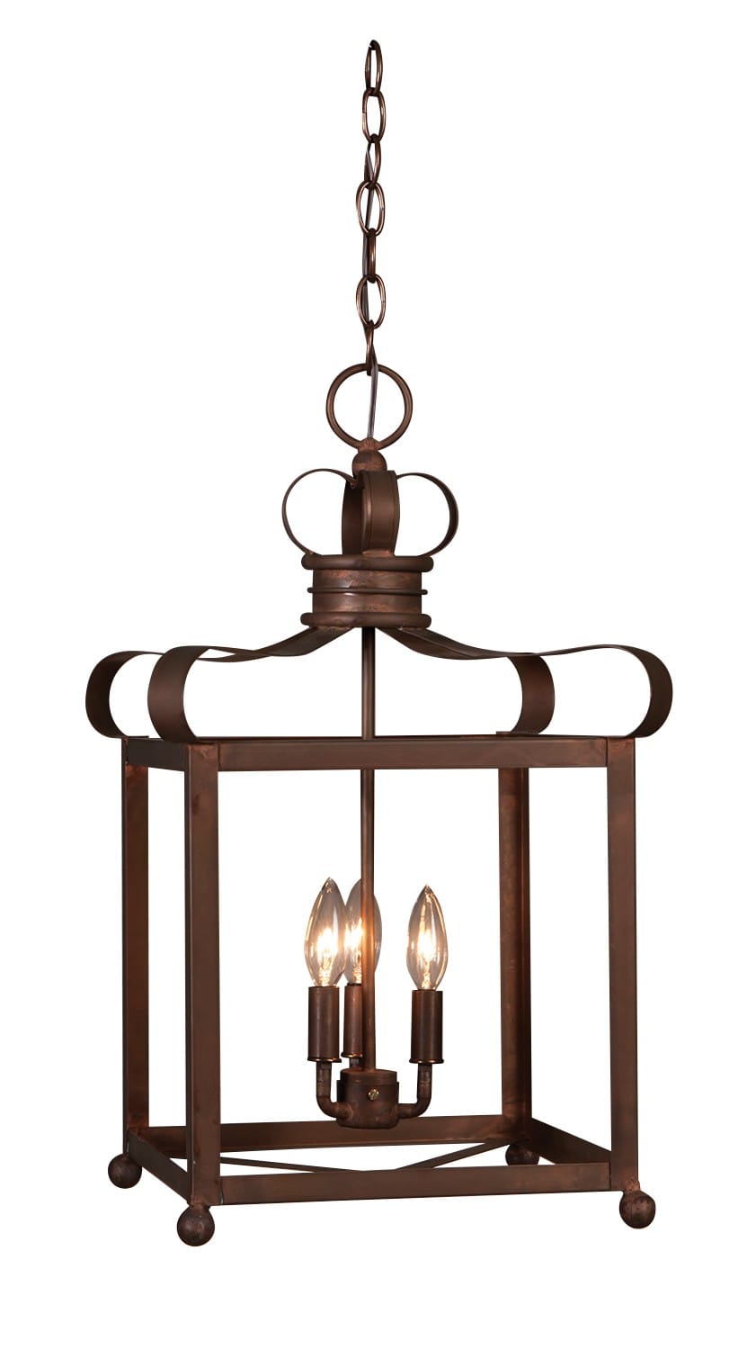 Handmade Copper Cage Lantern