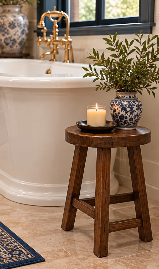 The Willowthorne Bath Stool — additional view