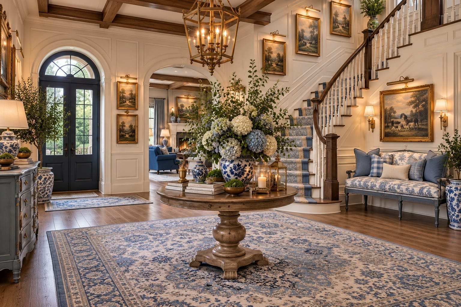 The Foyer — decorated room scene