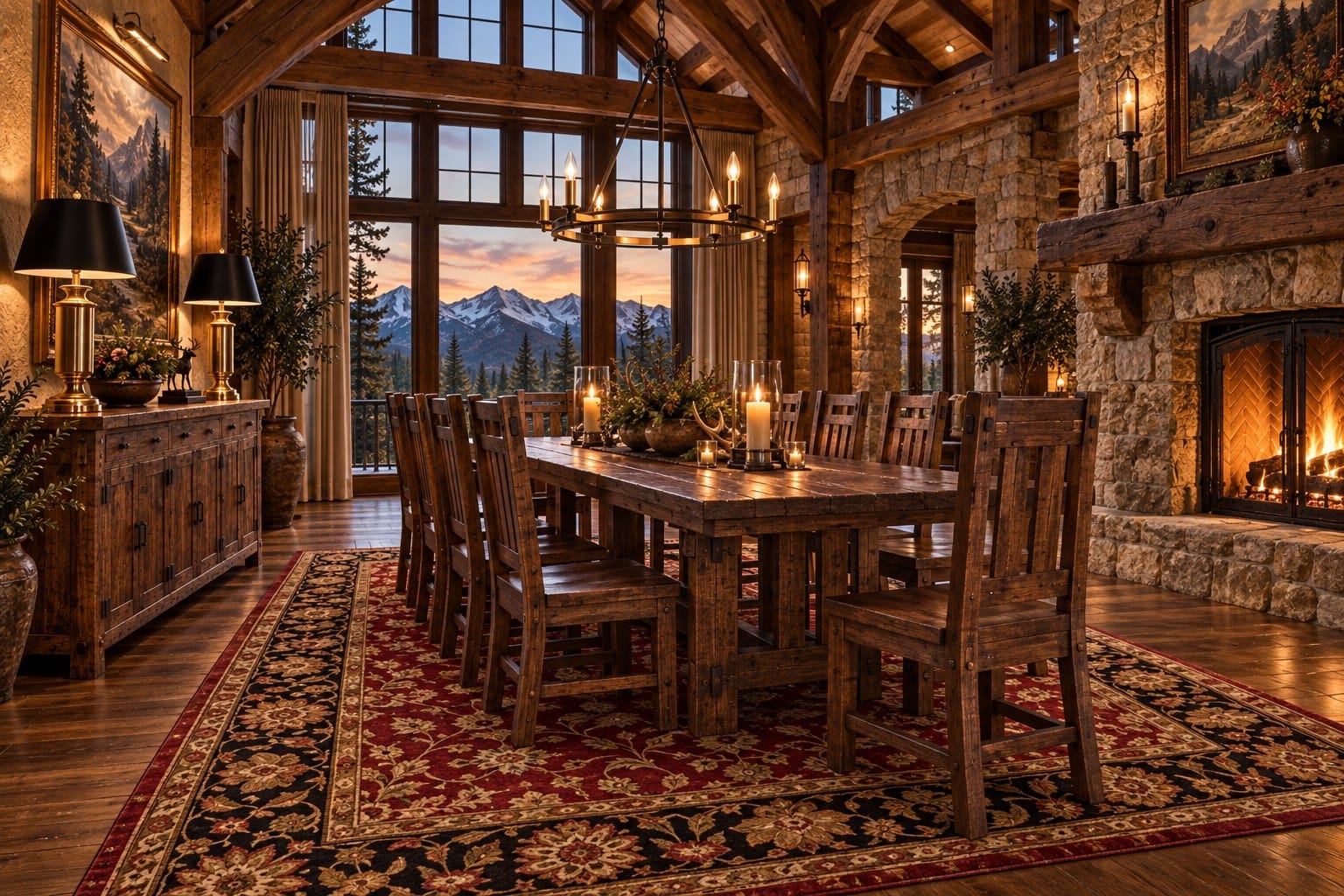 The Dining Room — decorated room scene