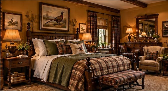 Gamekeeper's Cottage: the Bedroom