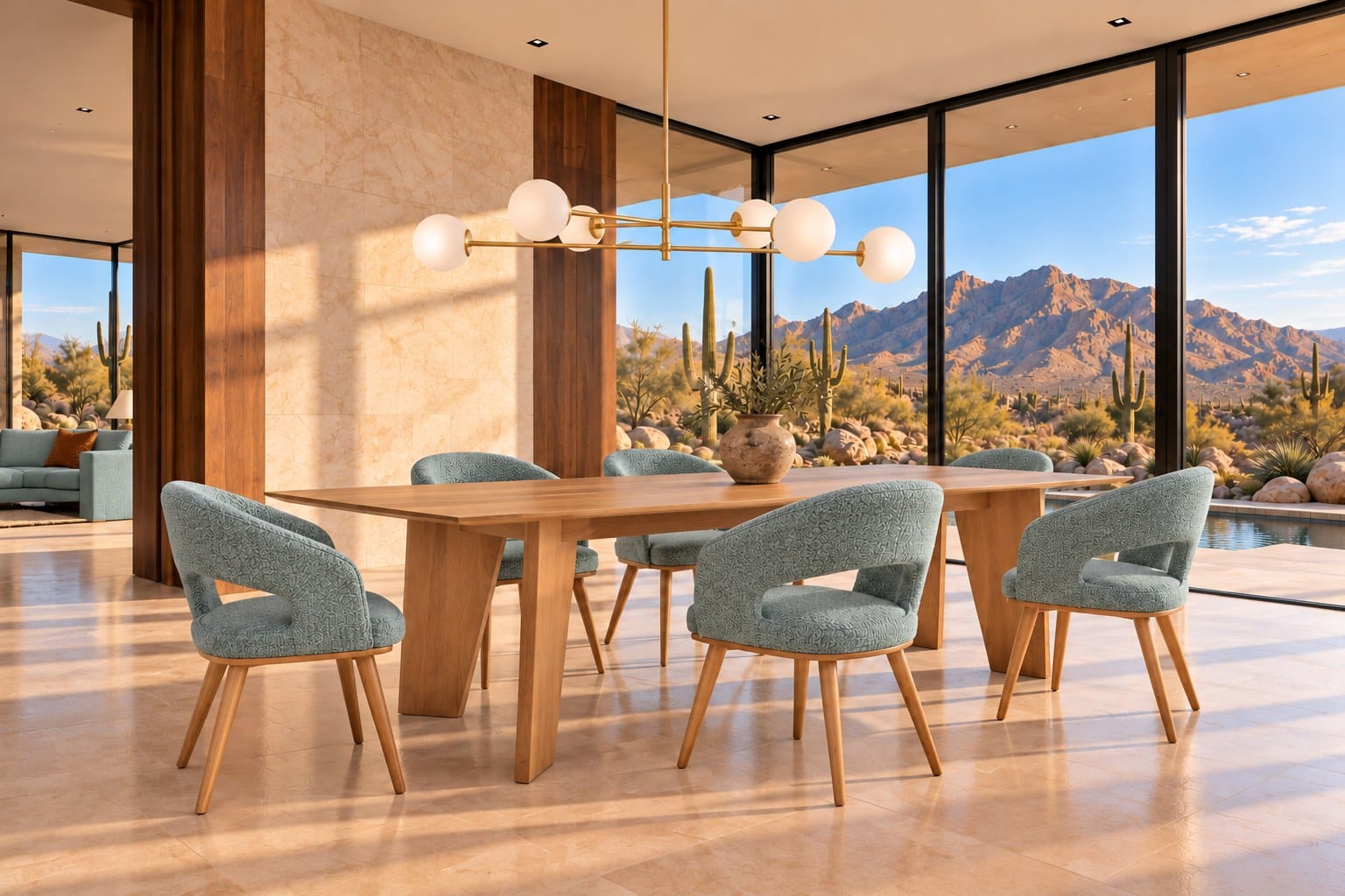 The Dining Room — decorated room scene
