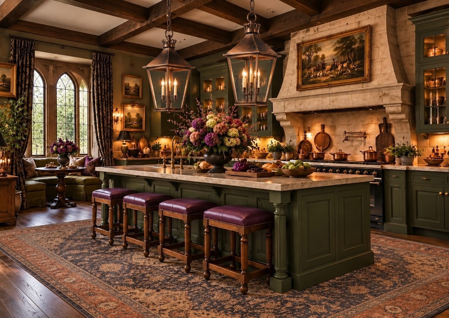 The Kitchen — decorated room scene