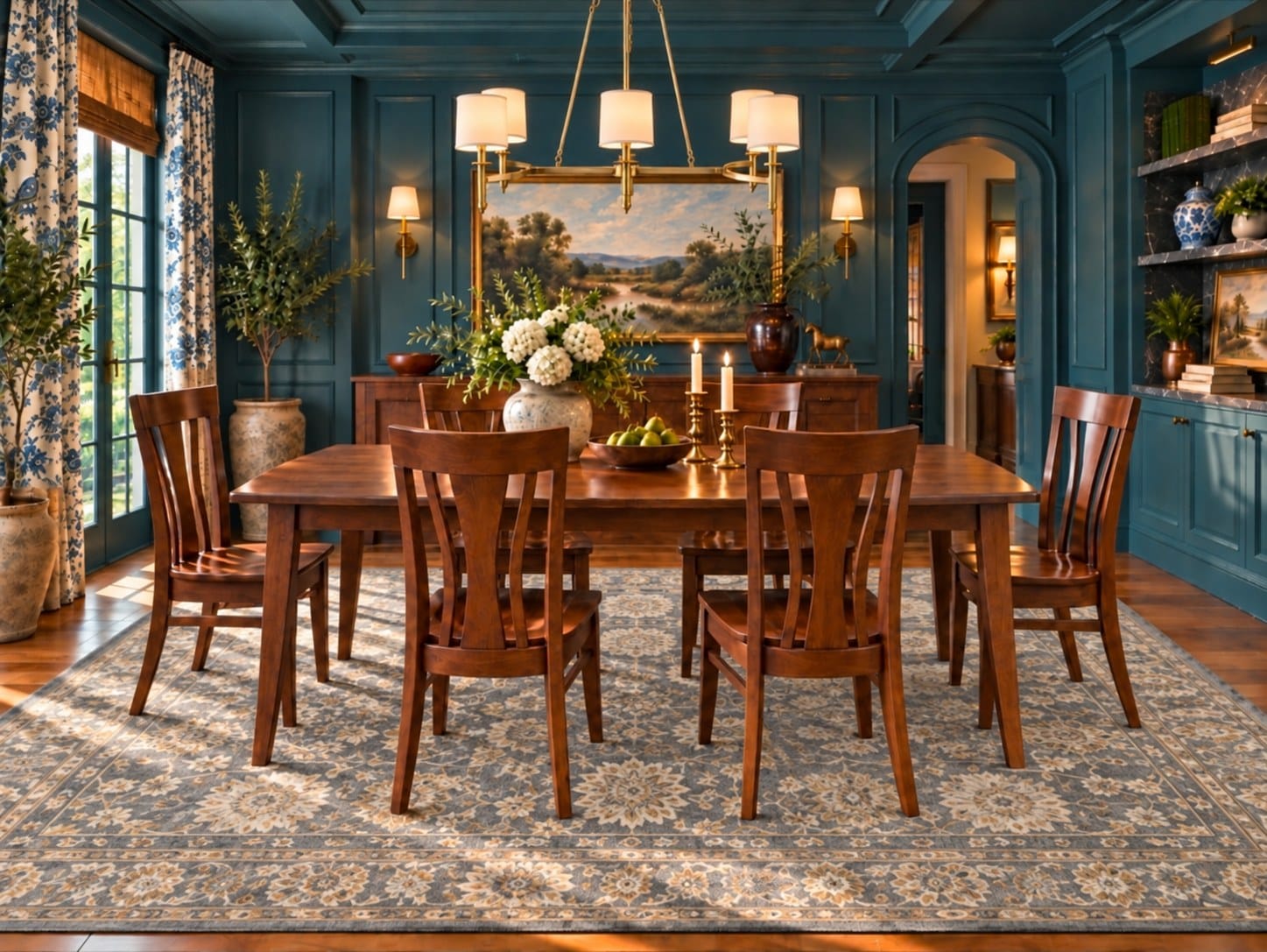The Dining Room — decorated room scene